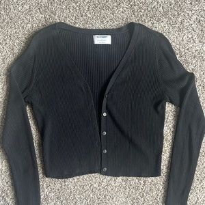 Old navy black cardigan